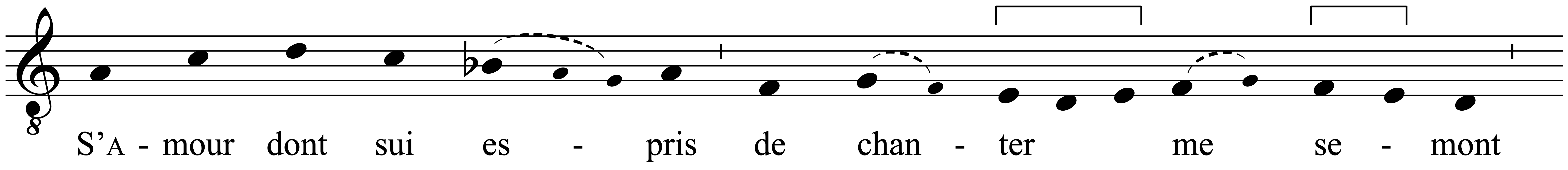 Work musical notation